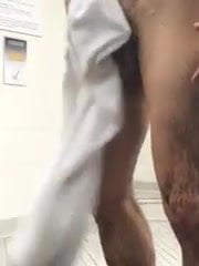 Guy caught in the shower